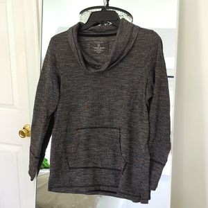 Sonoma Mock Neck Grey Sweater